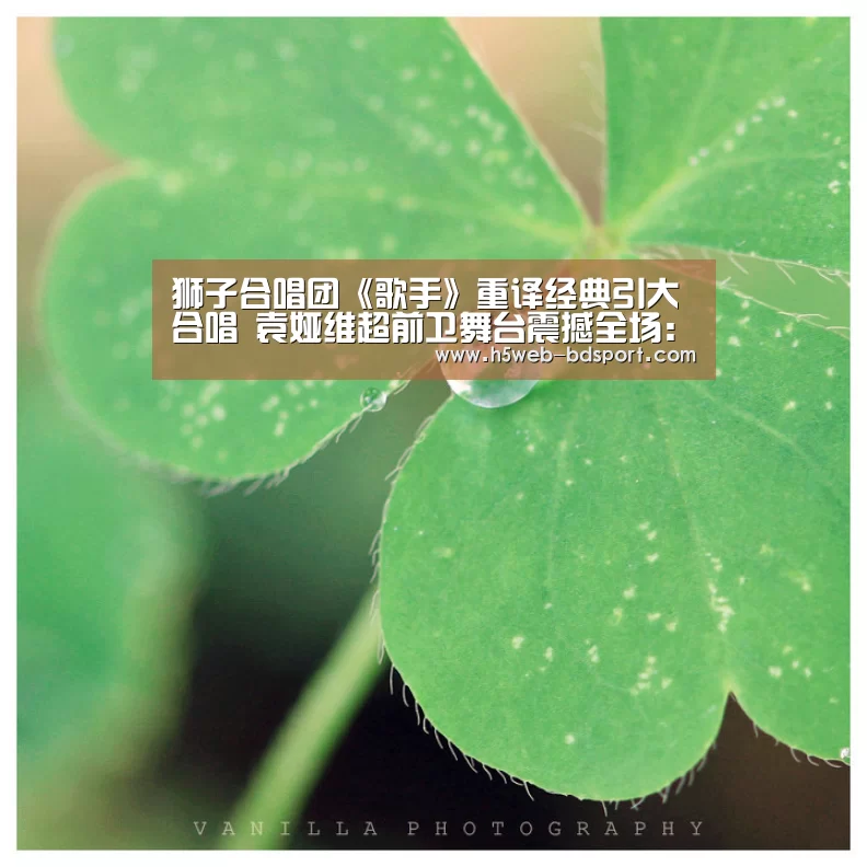 狮子合唱团《歌手》重译经典引大合唱 袁娅维超前卫舞台震撼全场:半岛体育官网(图1) 半岛体育